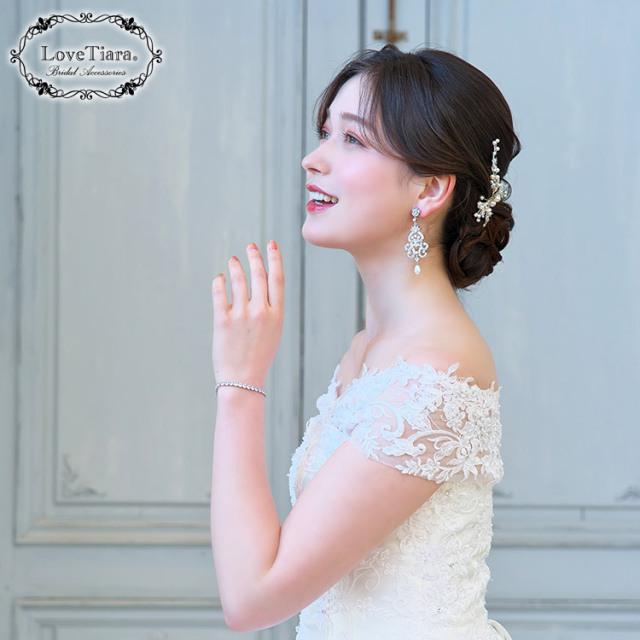 イヤリング　ウエディング　ブライダル　結婚式