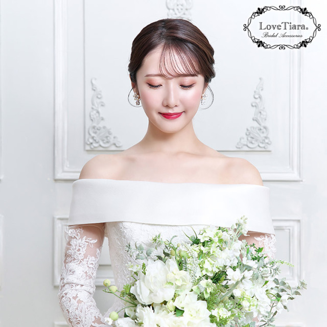 プリマジルコニアイヤリング／ピアス 着用イメージ