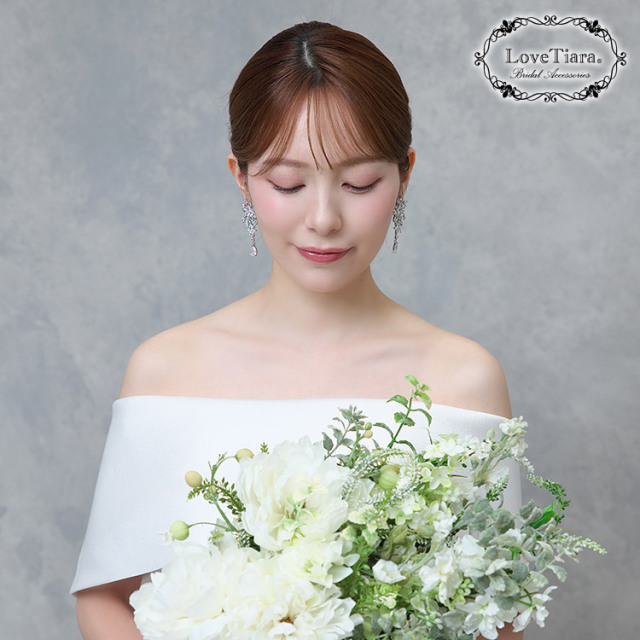 イヤリング　ウエディング　ブライダル　結婚式