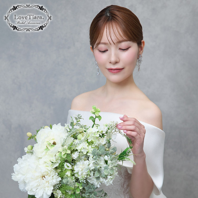イヤリング　ウエディング　ブライダル　結婚式