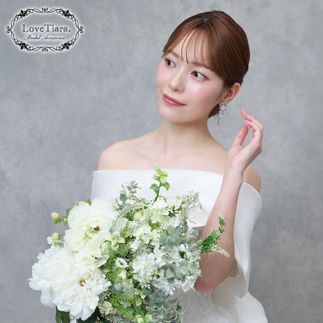 イヤリング　ウエディング　ブライダル　結婚式
