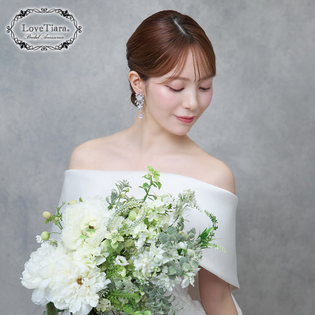 イヤリング　ウエディング　ブライダル　結婚式