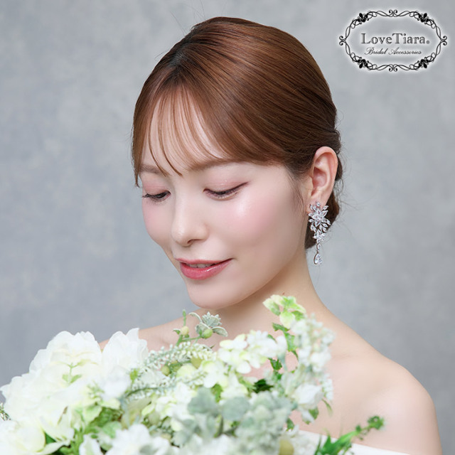 イヤリング　ウエディング　ブライダル　結婚式