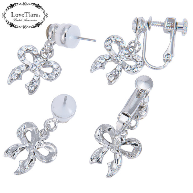 リボンクリスタルネックレスセット 商品イメージ