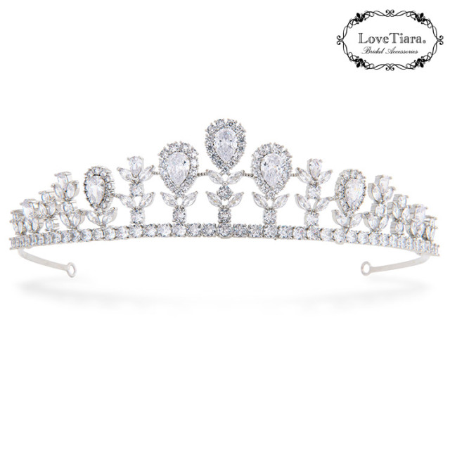 ラディアントジルコニアティアラ 通信販売ブライダルウェディング通販