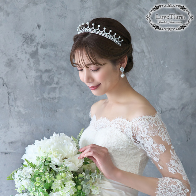 ロングベール【メロウビーズ】（フロントミディアムタイプ） 着用イメージ