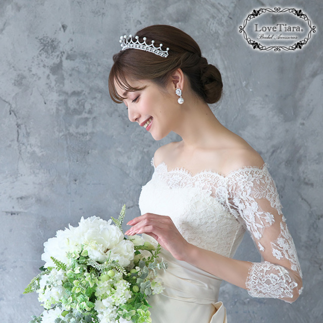 ロングベール【メロウビーズ】（フロントミディアムタイプ） 着用イメージ