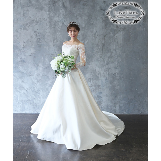 ロングベール【メロウビーズ】（フロントミディアムタイプ） 着用イメージ