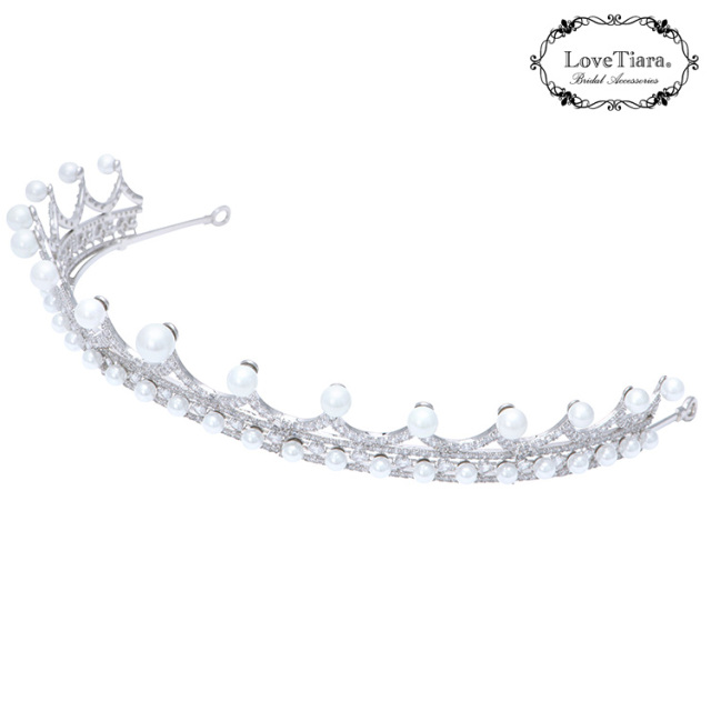 ロングベール【メロウビーズ】（フロントミディアムタイプ） 着用イメージ