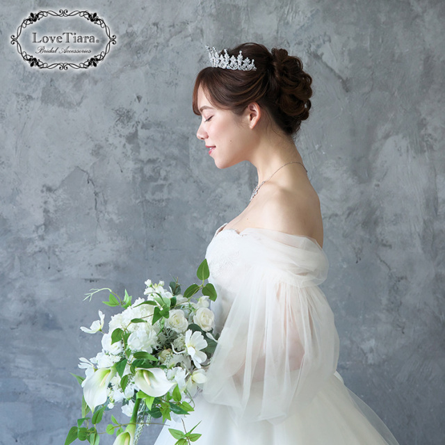 LoveTiara ジルコニアティアラ カリスタジルコニアティアラ 通信販売ブライダルウェディング通販 髪飾り