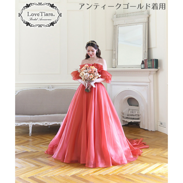 フルールパールイヤリング／ピアス 着用イメージ