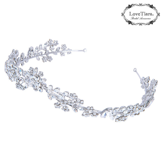 ブルームクラウンティアラ＆イヤリング／ピアスセット 商品イメージ