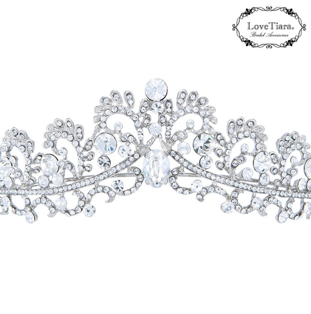 アラベスククラウンティアラ＆イヤリング／ピアスセット 詳細イメージ