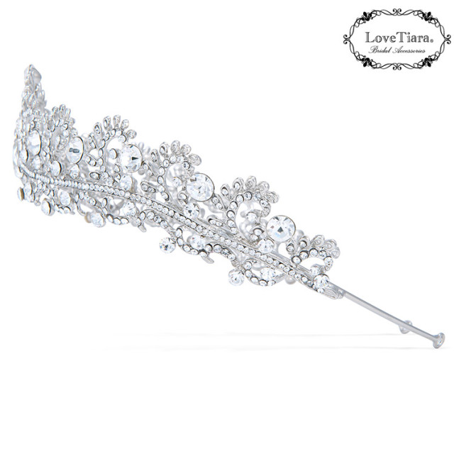 アラベスククラウンティアラ＆イヤリング／ピアスセット 詳細イメージ