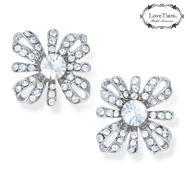 アラベスククラウンティアラ＆イヤリング／ピアスセット 詳細イメージ