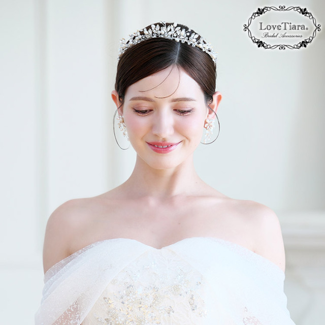 トウィッグリーフティアラ 着用イメージ