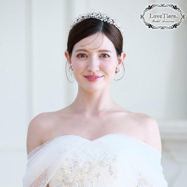 トウィッグリーフティアラ 着用イメージ