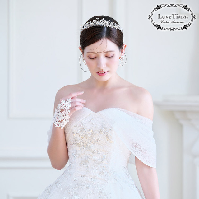 トウィッグリーフティアラ 着用イメージ