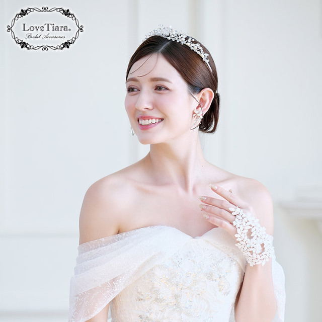 トウィッグリーフティアラ 着用イメージ