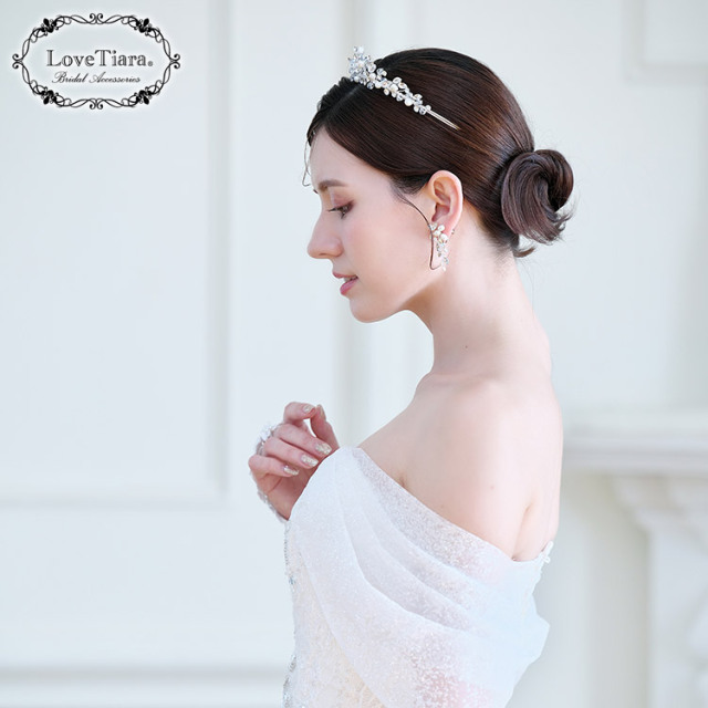 トウィッグリーフティアラ 着用イメージ