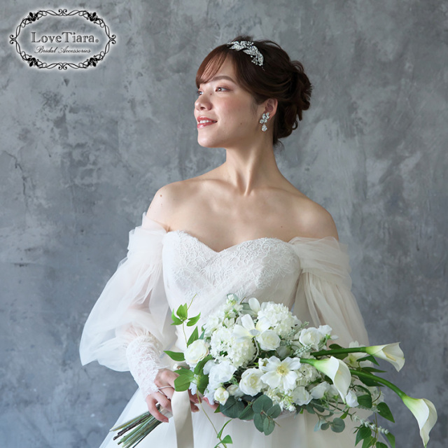 リーフドロップティアラ 着用イメージ