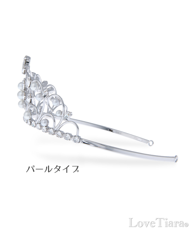 【みき】LoveTiara ティアラ クラシカルハートティアラ カチューシャ・クラウン ｜ブライダル