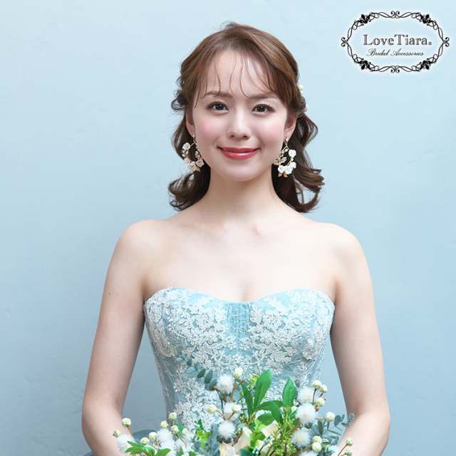 ベルイヤリング／ピアス 着用イメージ