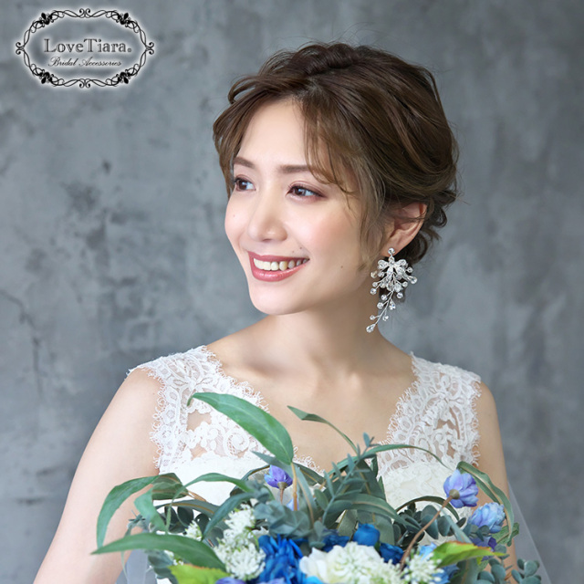 シルビアイヤリング/ピアス 着用イメージ