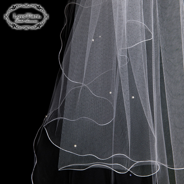 ロングベール【メロウビーズ】（フロントミディアムタイプ） 着用イメージ