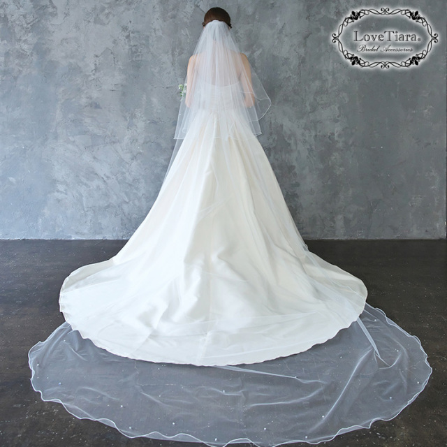 ロングベール【メロウビーズ】（フロントミディアムタイプ） 着用イメージ