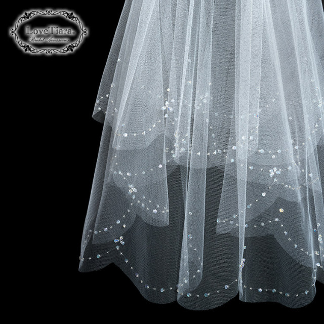 ショートベール 【ビジュー】 詳細イメージ