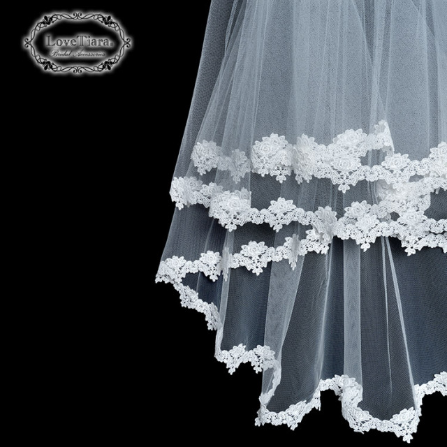 ショートベール 【エレガントローズ】 詳細イメージ