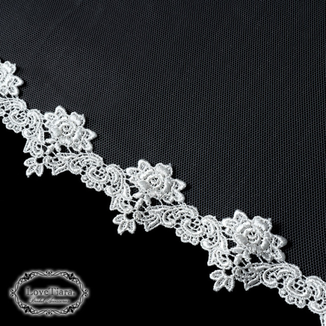 ショートベール 【エレガントローズ】 詳細イメージ