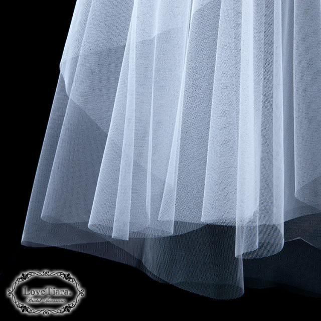 ショートベール（ギャザーなし） ラブティアラ 商品イメージ