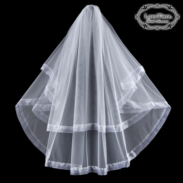 ミディアムベール【オーガンジーパイピング】（ミドルヴェール） 商品イメージ