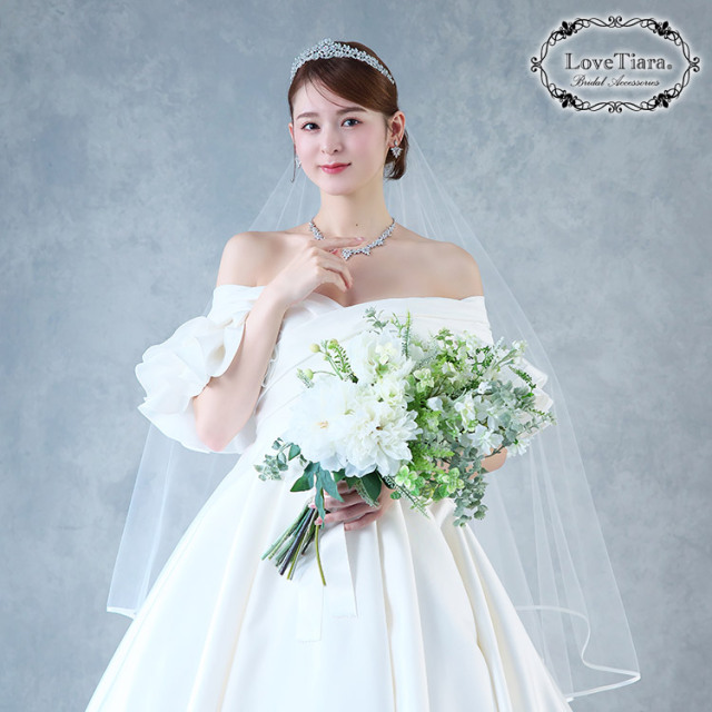 ベール　ウエディング　ブライダル　結婚式