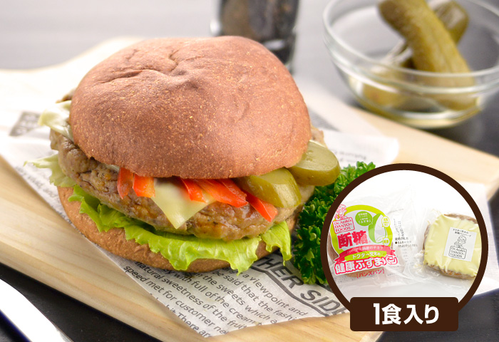 ドクター荒木の健康小麦ふすまパン【断糖チーズバーガー】イメージ