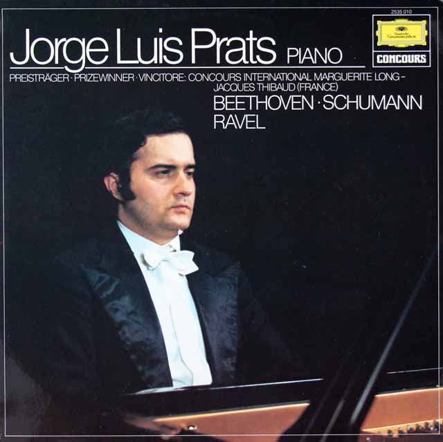 【コンクール・シリーズ】　ホルヘ・ルイス・プラッツのベートーヴェン/ピアノソナタ第28番ほか　独DGG　3898　LP レコード