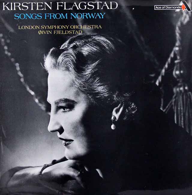 フラグスタート&フィエルスタートのノルウェー歌曲集 　英DECCA　3037　LP レコード