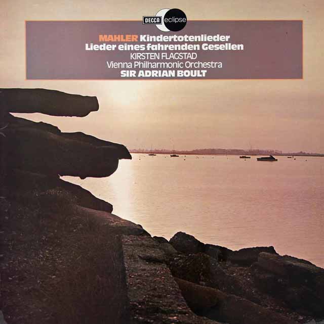 フラグスタート、ボールトのマーラー/亡き子をしのぶ歌、さすらう若人の歌　英DECCA　3898　LP レコード