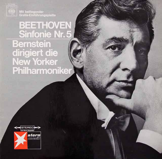 【特典盤付き】バーンスタインのベートーヴェン/交響曲第5番「運命」　独CBS　3898　LP レコード