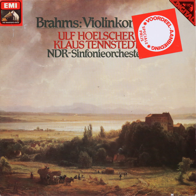 ウルフ・ヘルシャー、テンシュテットのブラームス/ヴァイオリン協奏曲　独EMI　3607　LP レコード