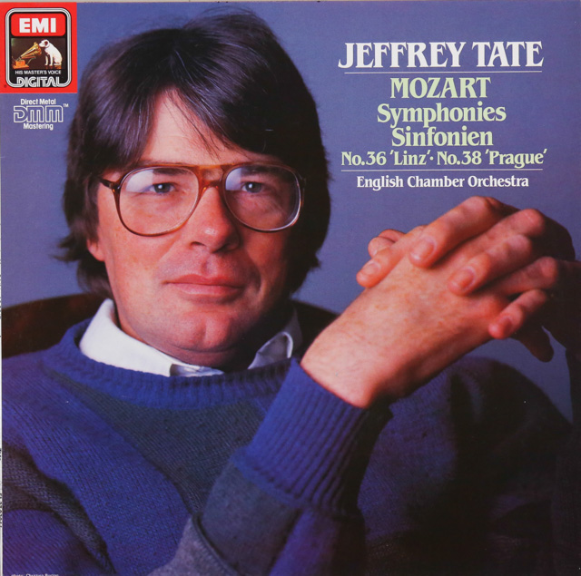 テイトのモーツァルト/交響曲第36番「リンツ」、38番「プラハ」 　独EMI　3607　LP レコード