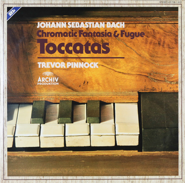 ピノックのバッハ/トッカータ集　独ARCHIV　2747　LP レコード