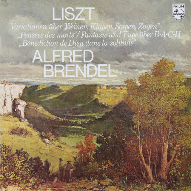 ブレンデルのリスト/ピアノ作品集　蘭PHILIPS　3607　LP レコード