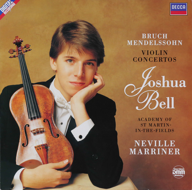 ベル&マリナーのメンデルスゾーン&ブルッフ/ヴァイオリン協奏曲　独DECCA　3286　LP レコード