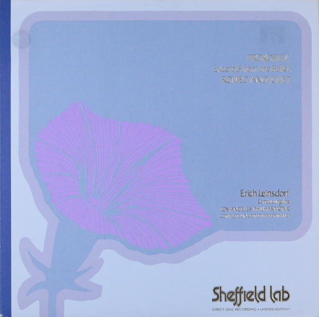 【ダイレクト・カット】　ラインスドルフのプロコフィエフ/バレエ「ロメオとジュリエット」より　独Sheffield Lab　3616　LP レコード