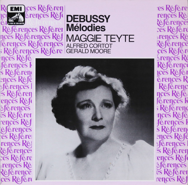 M.テイトのドビュッシー/歌曲集　仏EMI（VSM）　3514　LP レコード