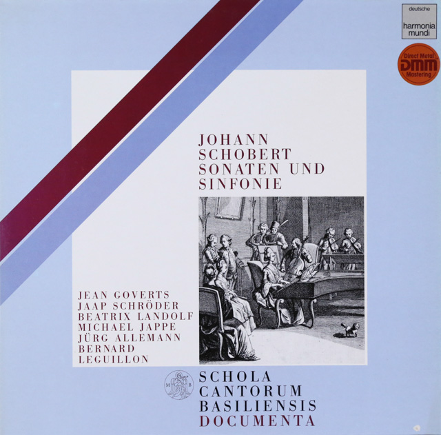 バーゼル・スコラ・カントルムのショーベルト/交響曲&チェンバロソナタ集　独HM　3299　LP レコード