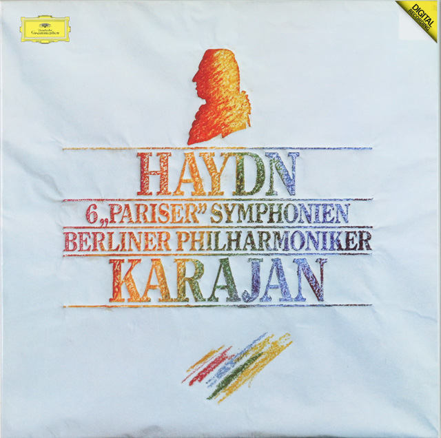 カラヤンのハイドン/パリ・セット 交響曲第82番から87番　独DGG　3617　LP レコード
